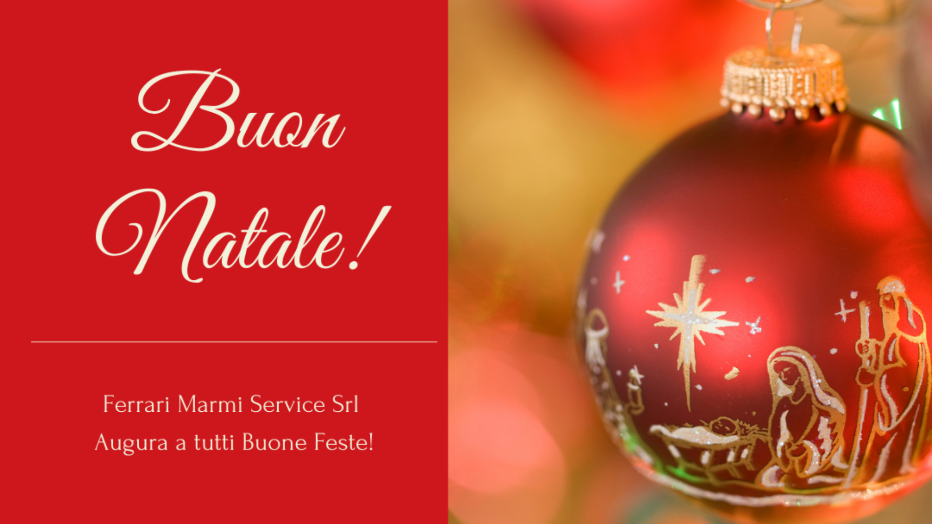 Buon Natale e Felice Anno Nuovo